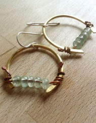 Seraphine Sea Aquamarine Earrings