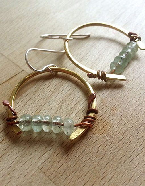 Seraphine Sea Aquamarine Earrings