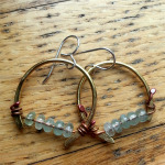 Seraphine Sea Aquamarine Earrings