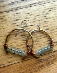 Seraphine Sea Aquamarine Earrings