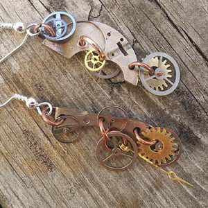 Watch Part Earrings