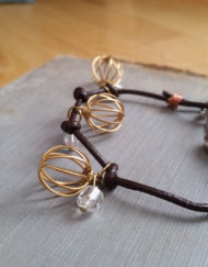 Cage Play Leather Bracelet |Shimmerlings®