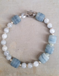 Waterbubble Aquamarine Bracelet |Shimmerlings®
