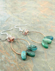 Kyanite Sea Earrings from Shimmerlings