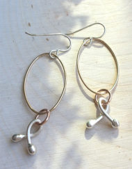 Gentle Embrace Gold & Silver Earrings | Shimmerlings®