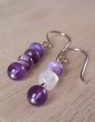 Fascination Charoite Earrings | Shimmerlings®