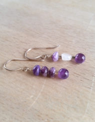 Fascination Charoite Earrings | Shimmerlings®