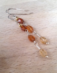 Swoon and Sway Hessonite Garnet Earrings | Shimmerlings®