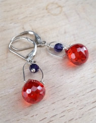 Dark Moon Swarovski Crystal Earrings | Shimmerlings®