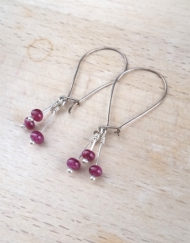 Red Rose Ruby Earrings | Shimmerlings®