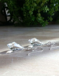 Crystal Clear Swarovski Earrings | Shimmerlings®
