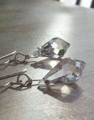 Crystal Clear Swarovski Earrings | Shimmerlings®