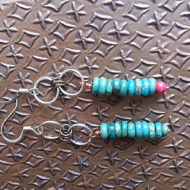 Stacked Stone Turquoise Earrings | Shimmerlings®