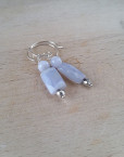 Blue Skies Blue Lace Agate Earrings | Shimmerlings®