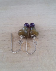 Labrathyst Labradorite & Amethyst Earrings | Shimmerlings®