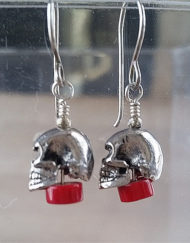 Skull Candy Coral Earrings | Shimmerlings®