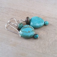 Turquoise Tear Two Earrings | Shimmerlings®