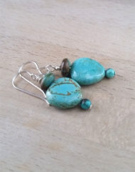 Turquoise Tear Two Earrings | Shimmerlings®