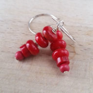 Red Rocket Coral Earrings | Shimmerlings®