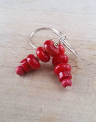 Red Rocket Coral Earrings | Shimmerlings®