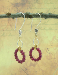 Crown Jewel Ruby Earrings | Shimmerlings®