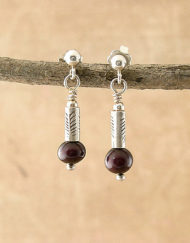 Cranberry Drop Pearl Earrings | Shimmerlings®