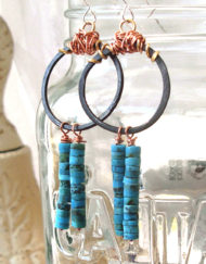 Double Stack Turquoise Earrings | Shimmerlings®
